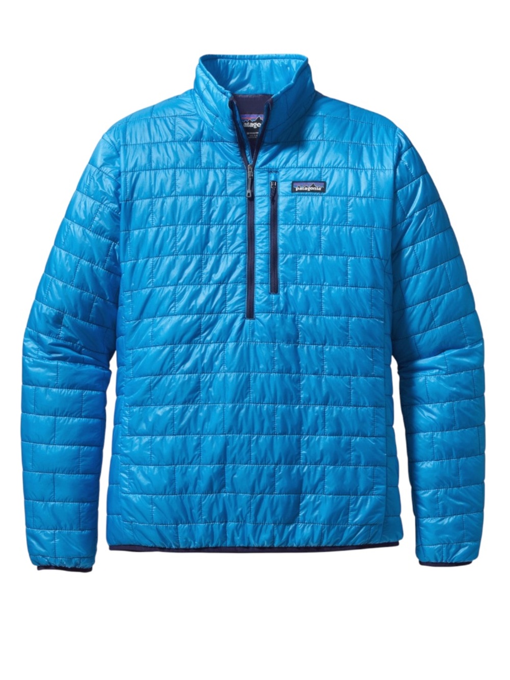 Patagonia Men's Nano Puff Jacket Half Zip, Size XL in Blue